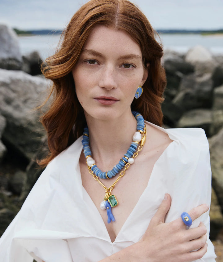 Lizzie Fortunato Pacific Reef Necklace in Multi available at Barbara Katz