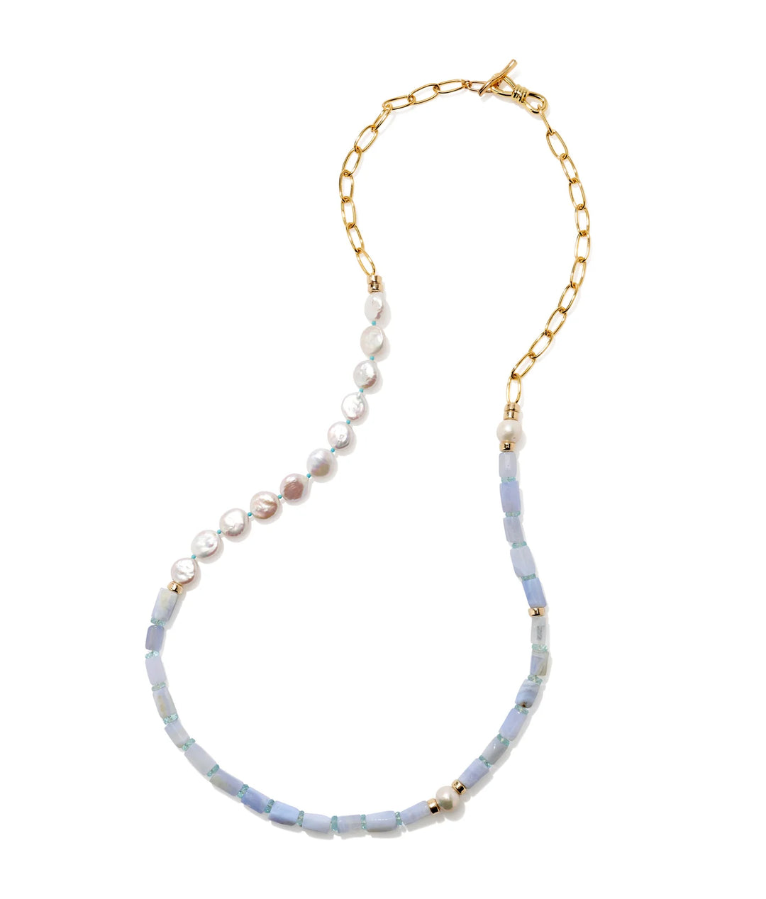 Lizzie Fortunato Porto Covo Necklace in Blue Lace available at Barbara Katz