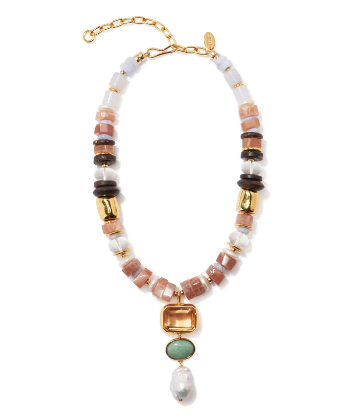 Lizzie Fortunato Capri Necklace in Dusk available at Barbara Katz