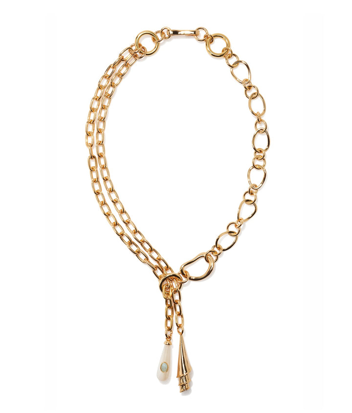 Lizzie Fortunato Spiral Shell Necklace available at Barbara Katz