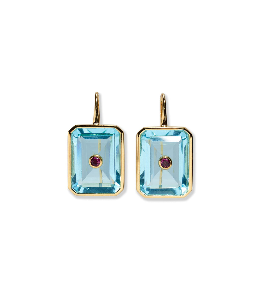 Lizzie Fortunato Tile Earrings in Poolside available at Barbara Katz