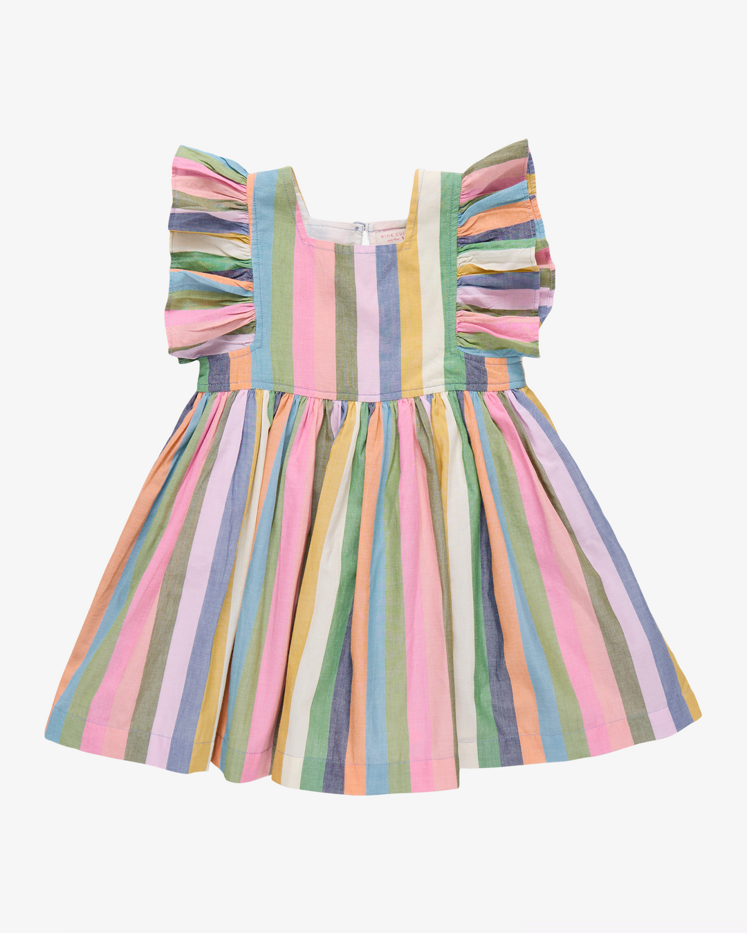 Pink Chicken Girls Elsie Dress - Parade Stripe available at Barbara Katz