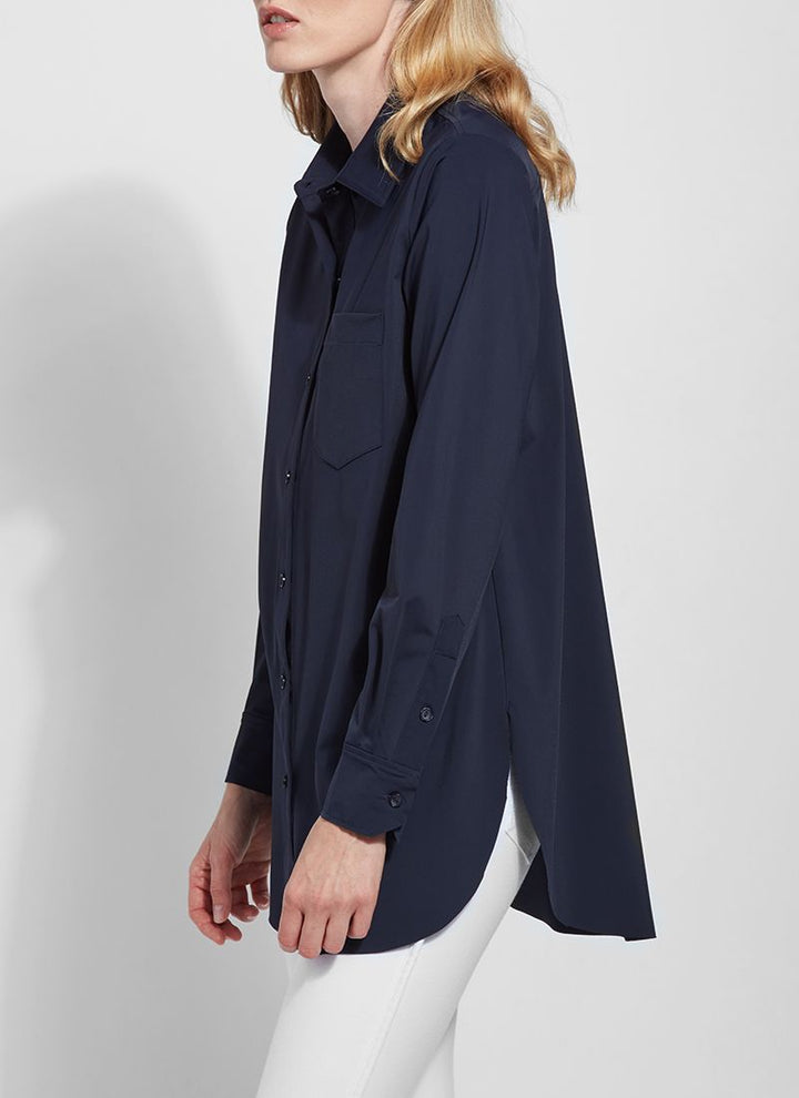Schiffer Tech Button Down - Navy