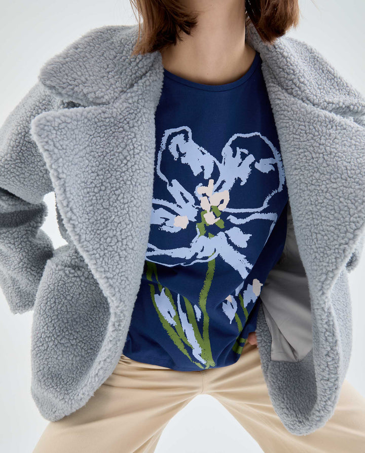 Short Sleeve Flower Tee