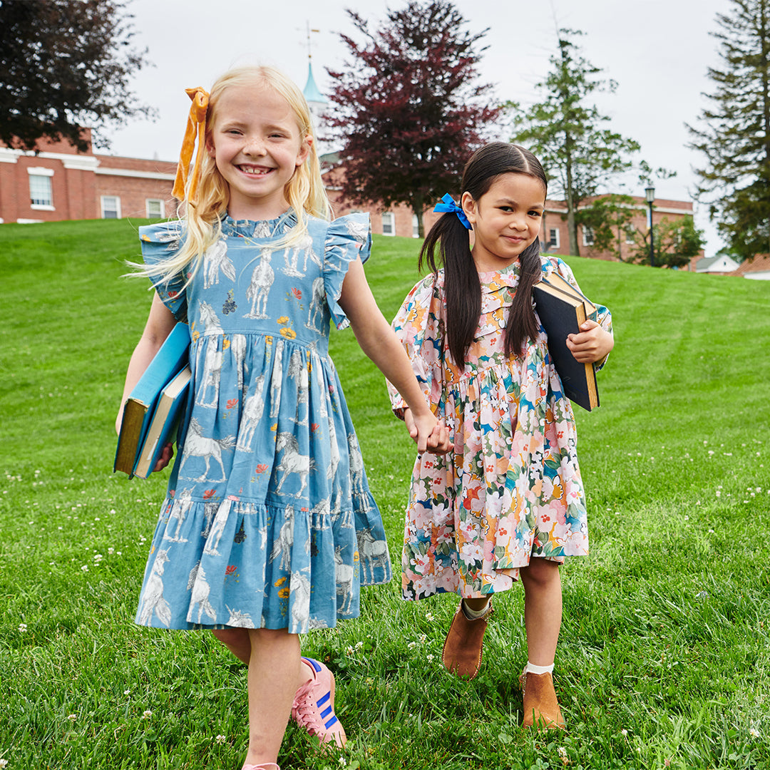 Pink Chicken Girls Jennifer Dress in Unicorn Field available at Barbara Katz