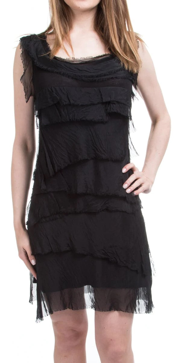 Siena Sleeveless Dress - Black