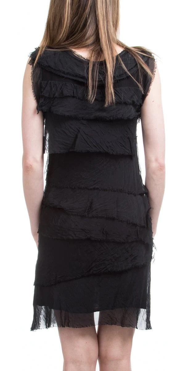 Siena Sleeveless Dress - Black
