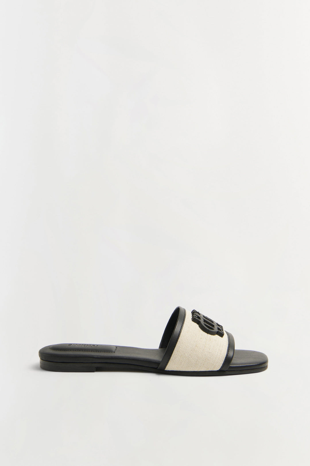 Simkhai Delphi Canvas Flat Sandal in Natural available at Barbara Katz