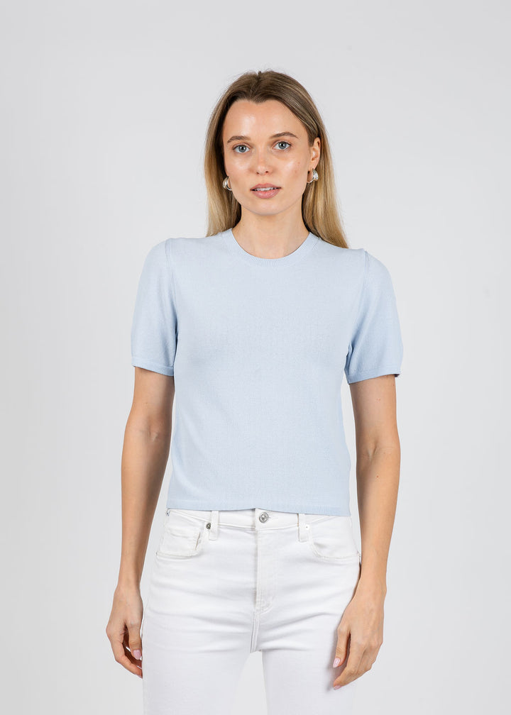 Simkhai Devon Knit Tee in Tidepool available at Barbara Katz
