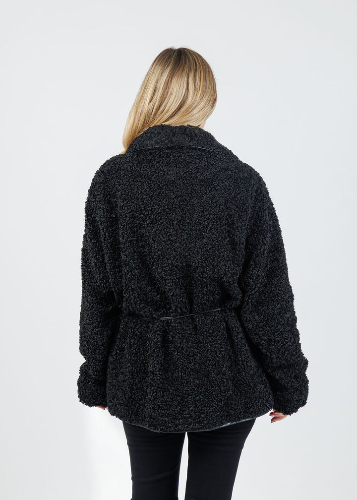 Kimia Tie Waist Jacket - Black