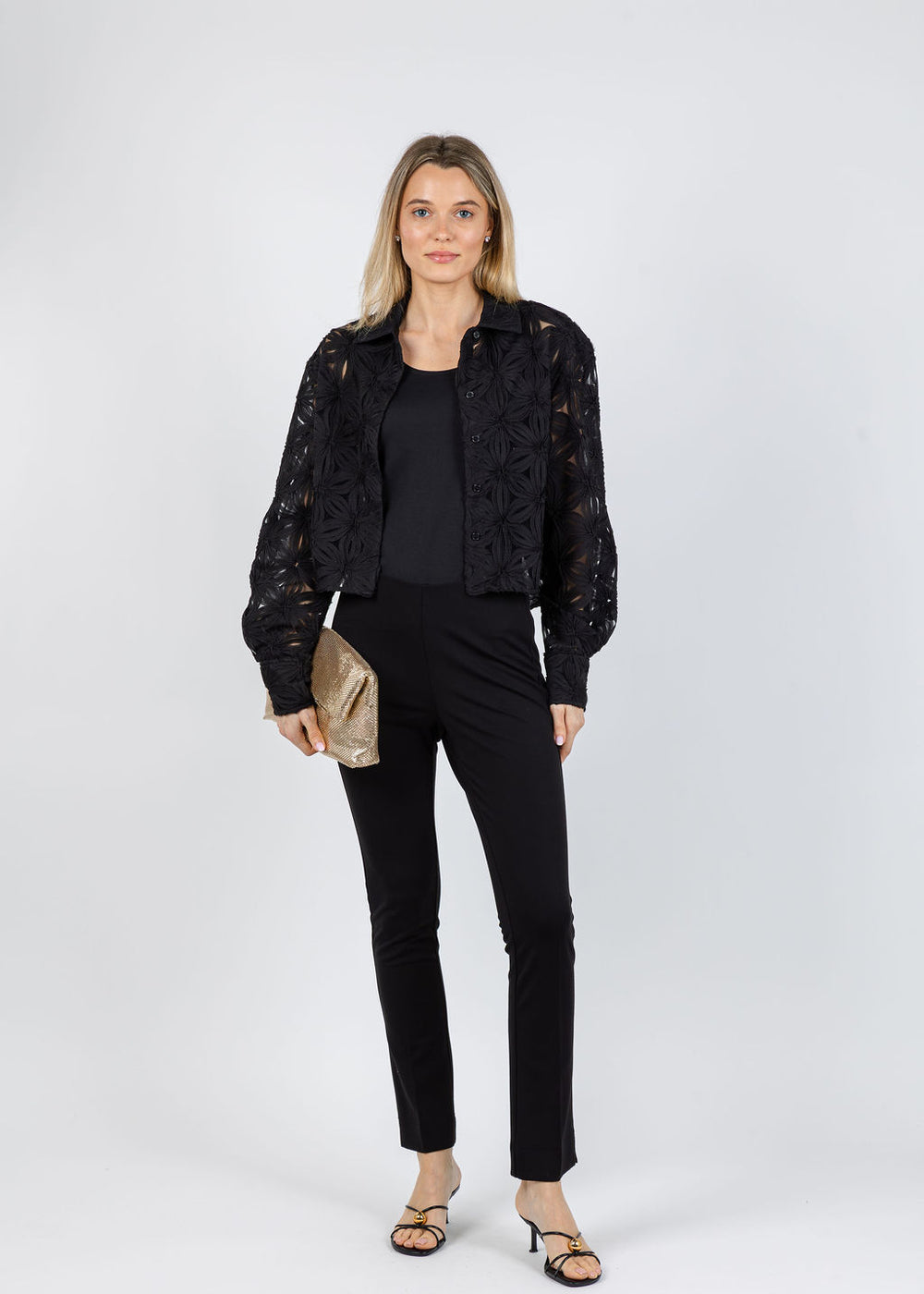 Simkhai Anders Shirt in Black available at Barbara Katz