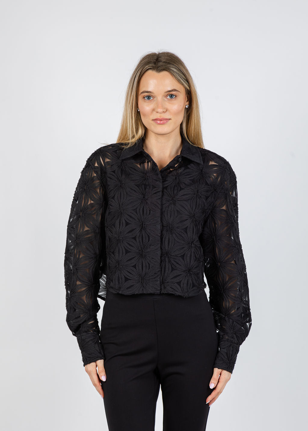 Simkhai Anders Shirt in Black available at Barbara Katz