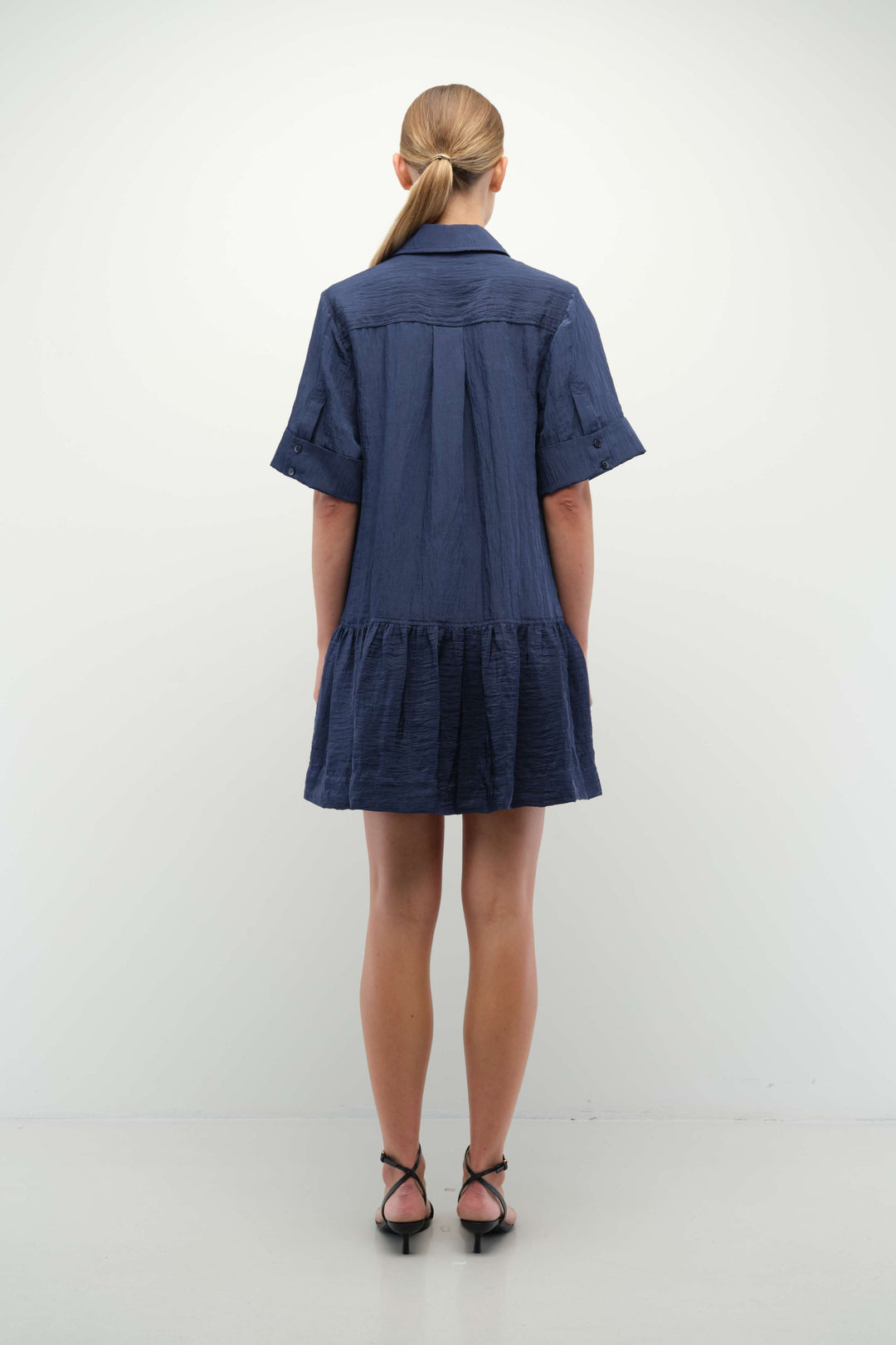 Simkhai Women's Cris Mini Shirt Dress - Blue - Size M