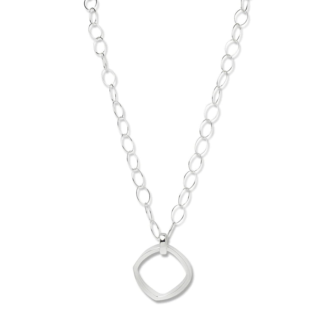 Simon Sebbag Long Chain Link Pendant Necklace