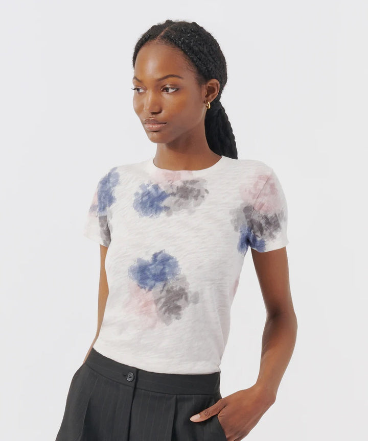 Slub Jersey Splat SS Tee - Chalk Combo
