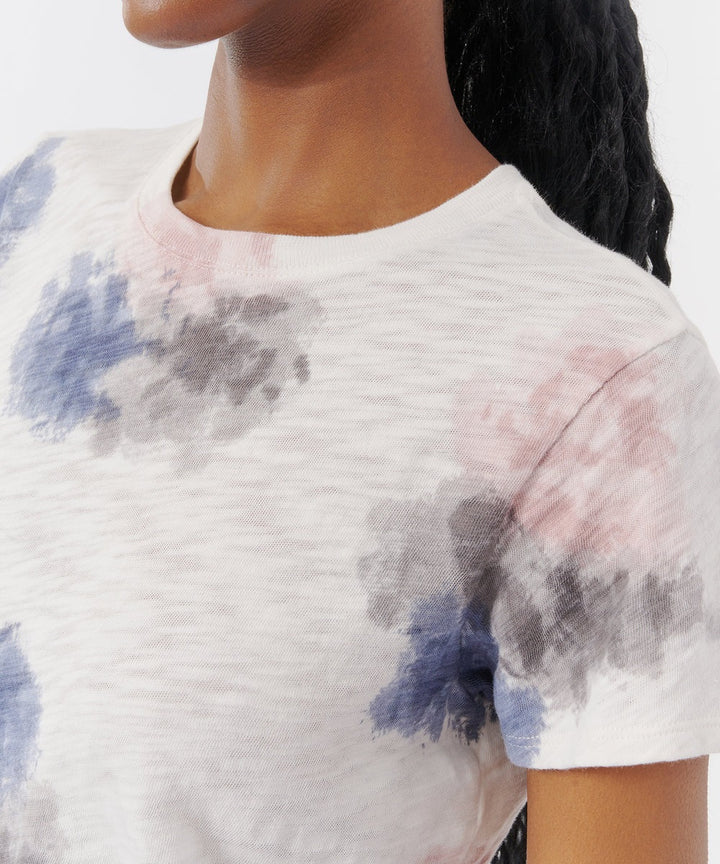 Slub Jersey Splat SS Tee - Chalk Combo