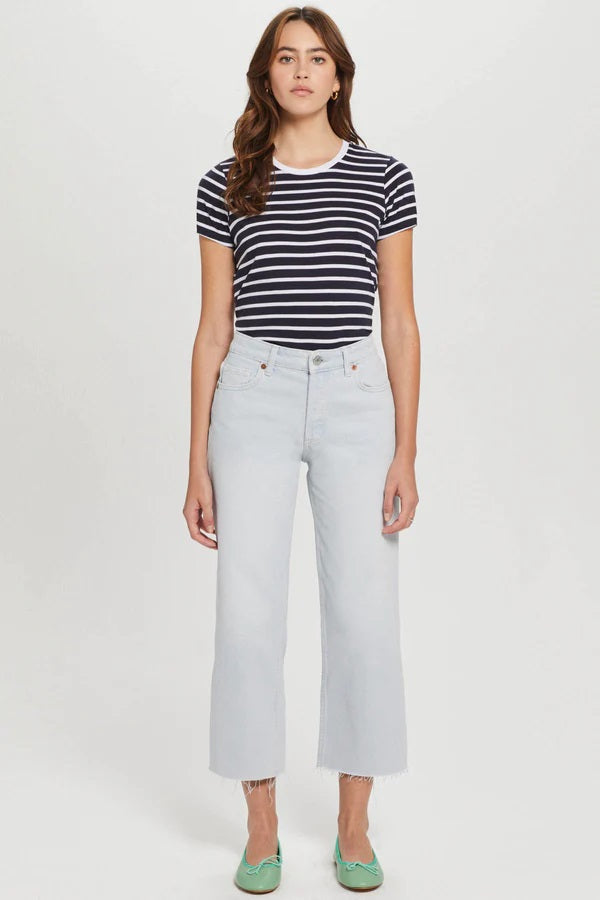 Small Stripe Jersey Boy Tee