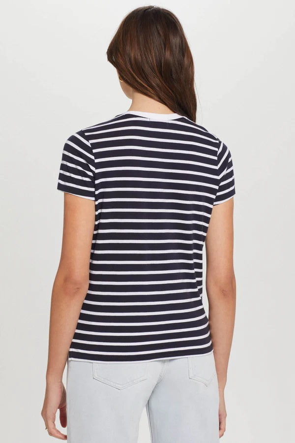 Small Stripe Jersey Boy Tee