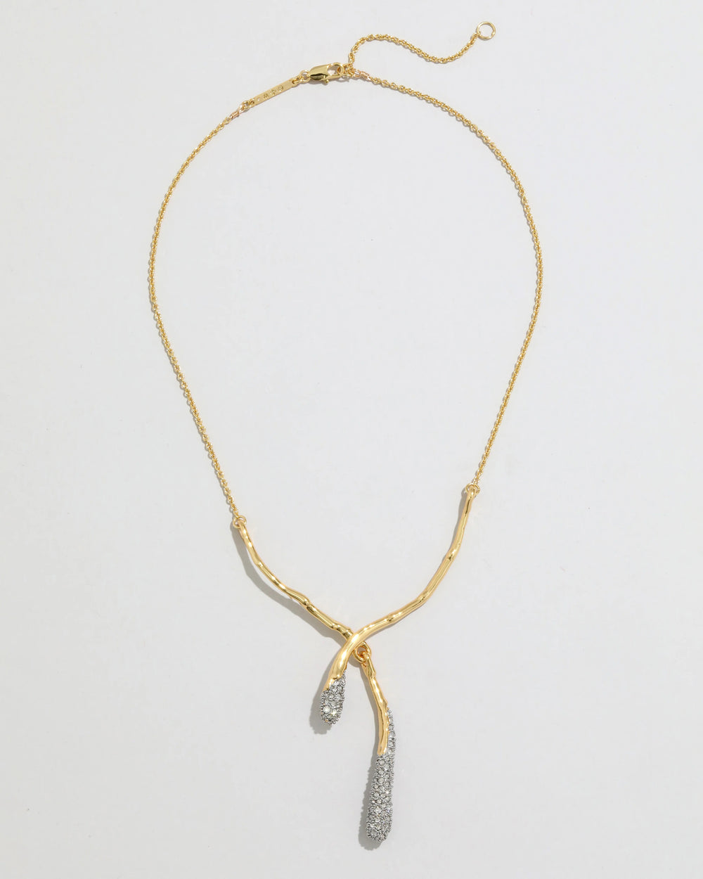 Solanales Gold Cascade Necklace 