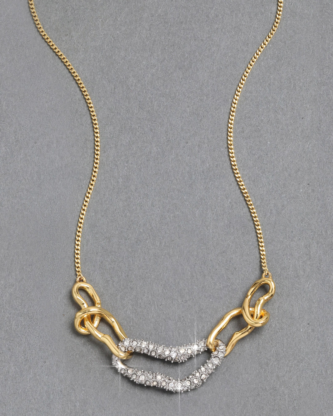 Solanales Gold Small Link Necklace