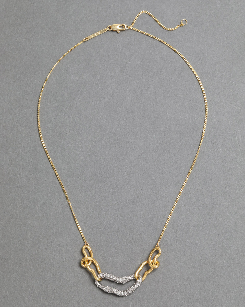 Solanales Gold Small Link Necklace