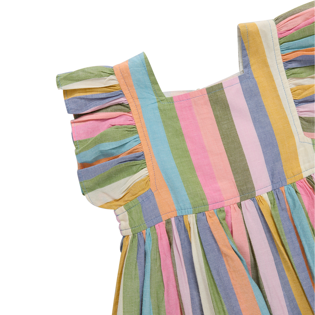 Pink Chicken Girls Elsie Dress - Parade Stripe available at Barbara Katz