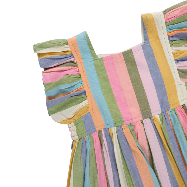 Pink Chicken Girls Elsie Dress - Parade Stripe available at Barbara Katz
