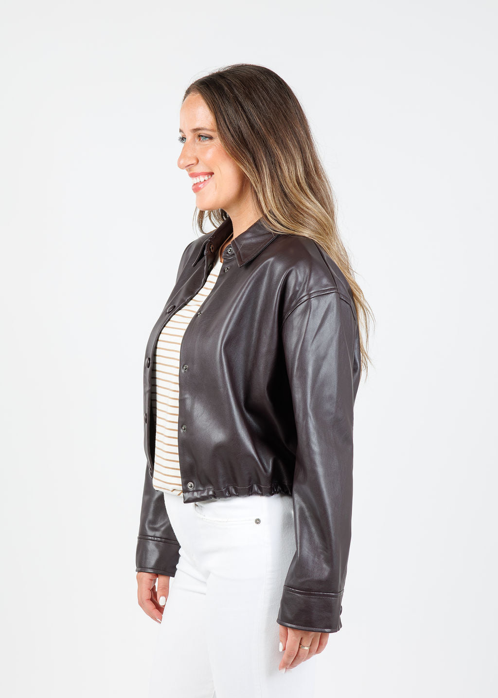 Suncoo Lennox Jacket in Prune available at Barbara Katz