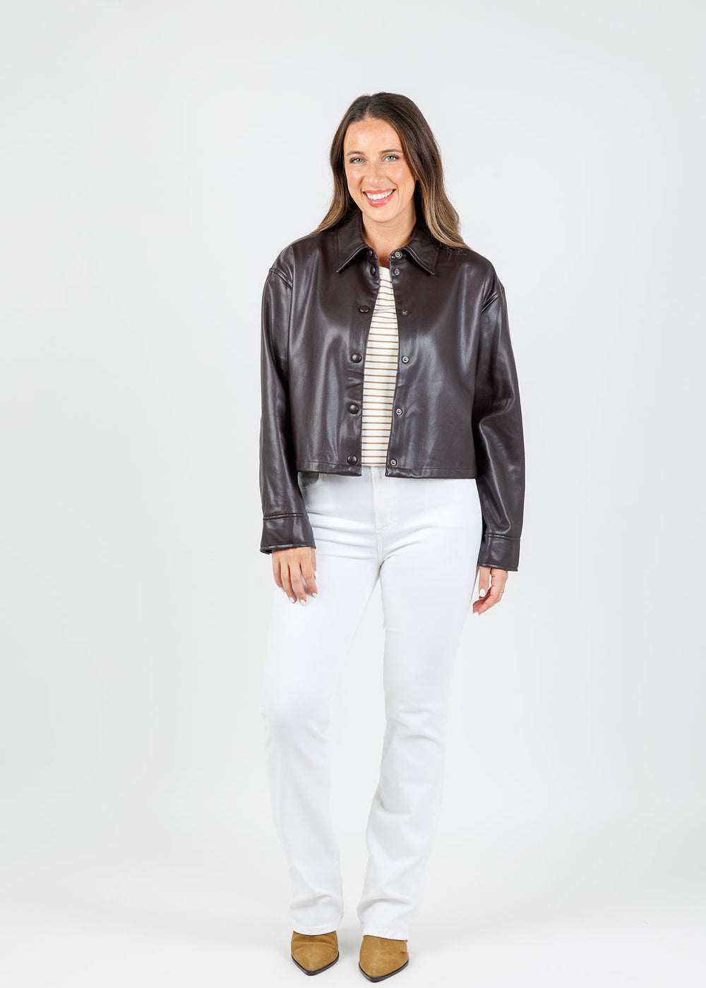Suncoo Lennox Jacket in Prune available at Barbara Katz
