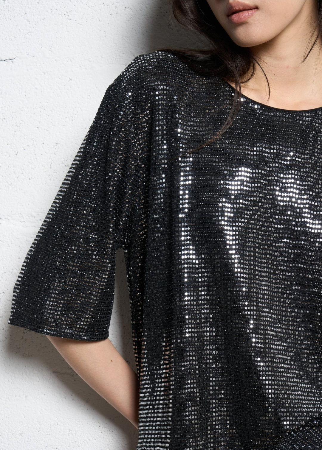 Suncoo Maiween Top in Argent available at Barbara Katz