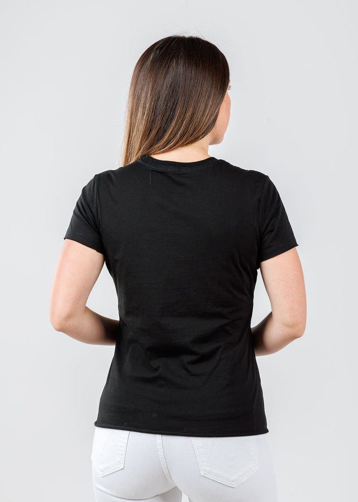 Suzy T Ronnie Stars Top in Black available at Barbara Katz