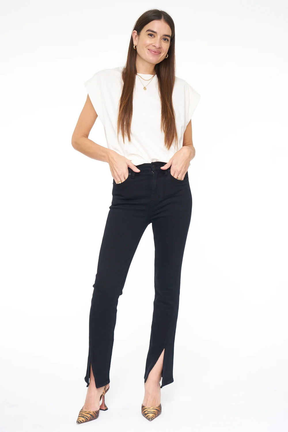 Pistola Teagan Denim - Dark vinyl 
