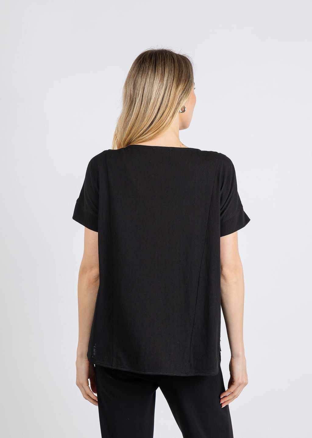 Terra Confetti Top in Black available at Barbara Katz