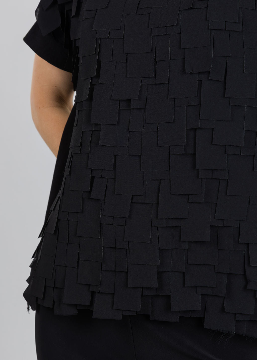 Terra Confetti Top in Black available at Barbara Katz