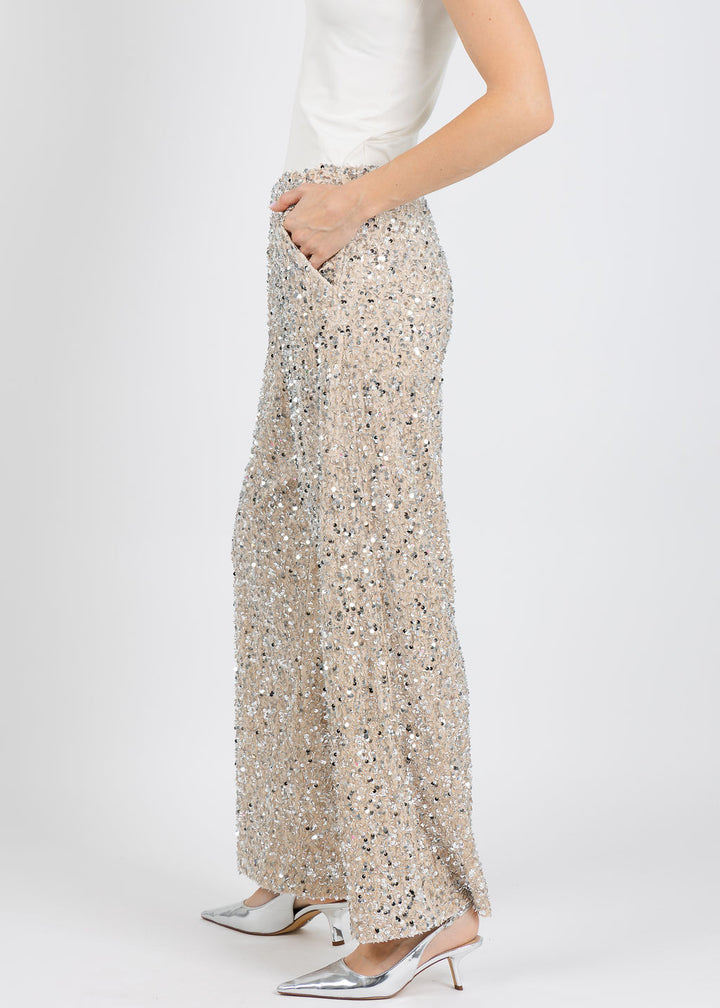 Terra Iana Pants in Champagne available at Barbara Katz