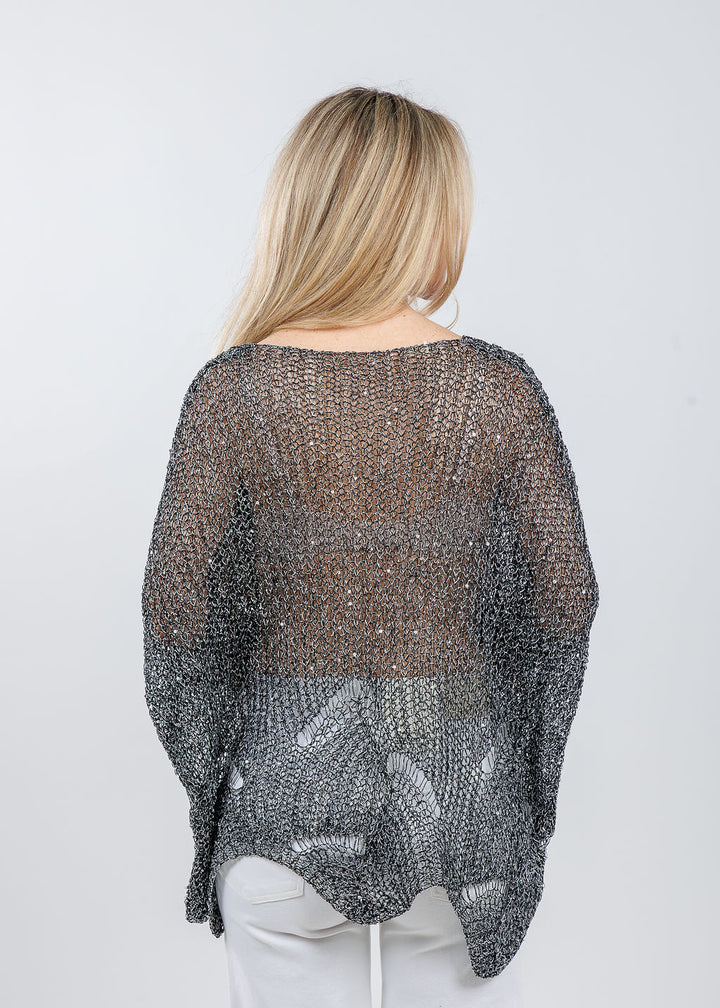 Lurex Sweater - Black