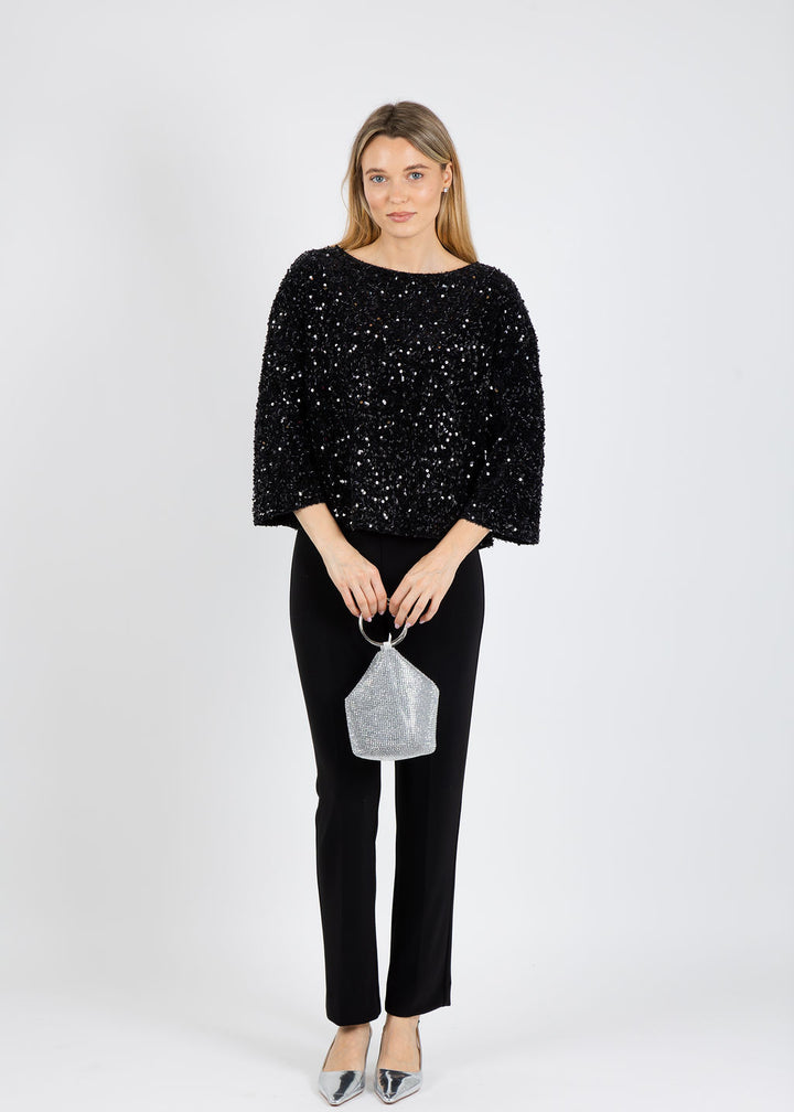 Terra Sparkle Tunic in Black available at Barbara Katz