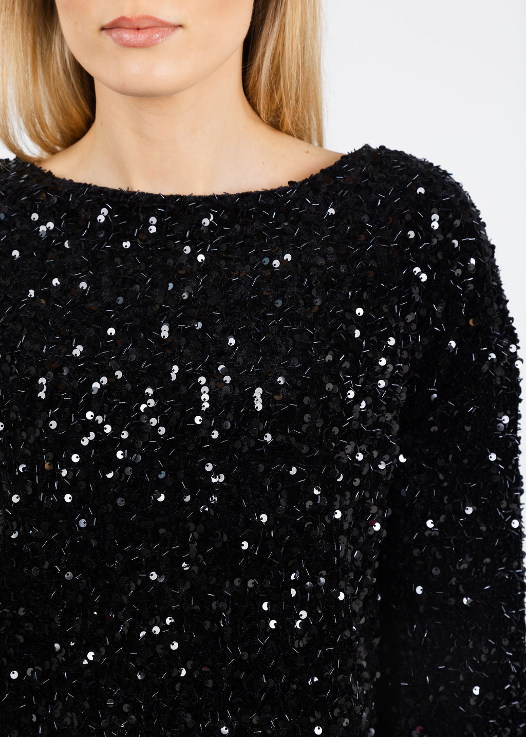 Terra Sparkle Tunic in Black available at Barbara Katz