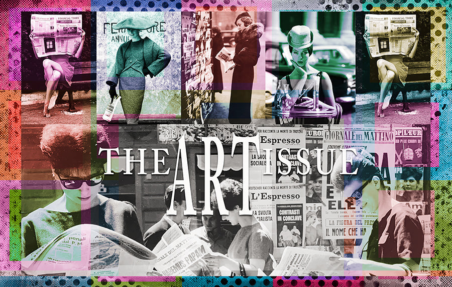 Suzi Roher Lily, The Art Issue Scarf available at Barbara Katz
