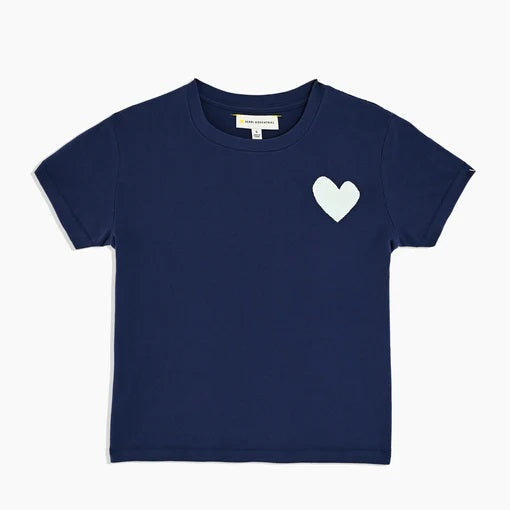 The Suke Tee Imperfect Heart - Indigo