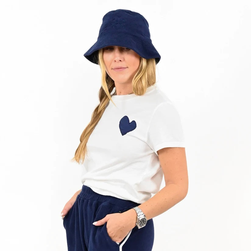 The Suke Tee Imperfect Heart - White