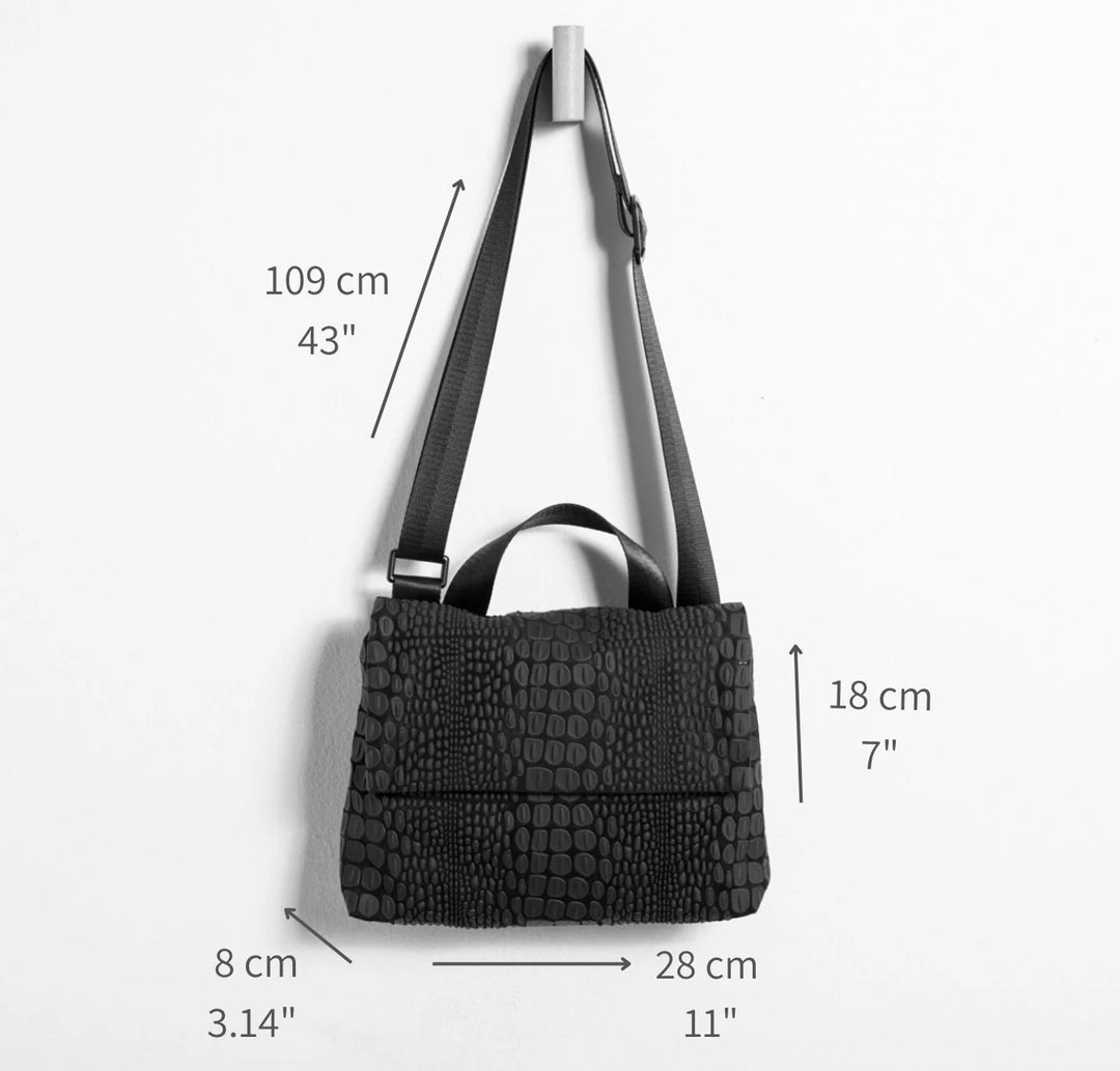Daniella Lehavi Tokyo Messenger Bag measurements