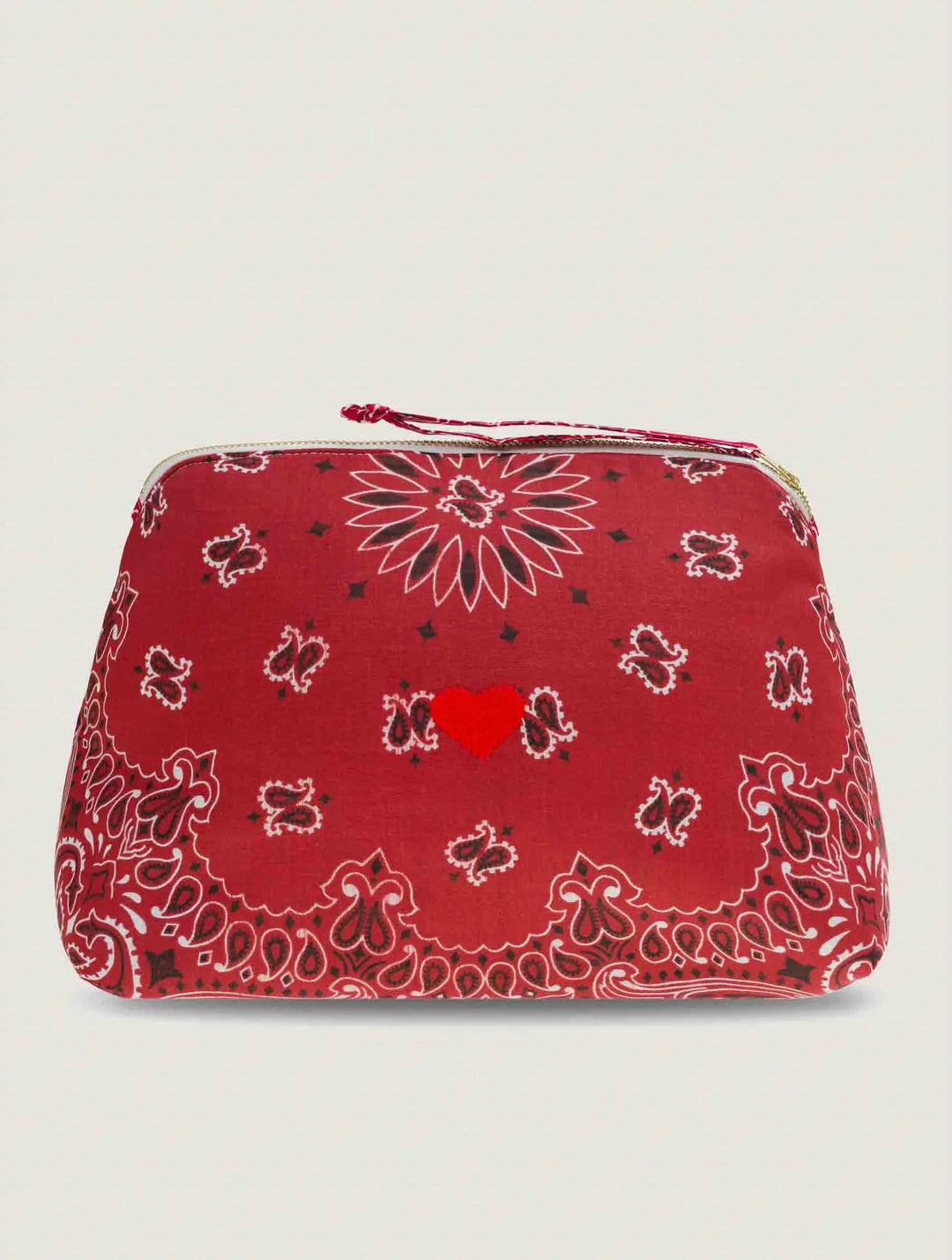 Call It By Your Name Heart Vanity Large in Vintage Red/Real Red available at Barbara Katz