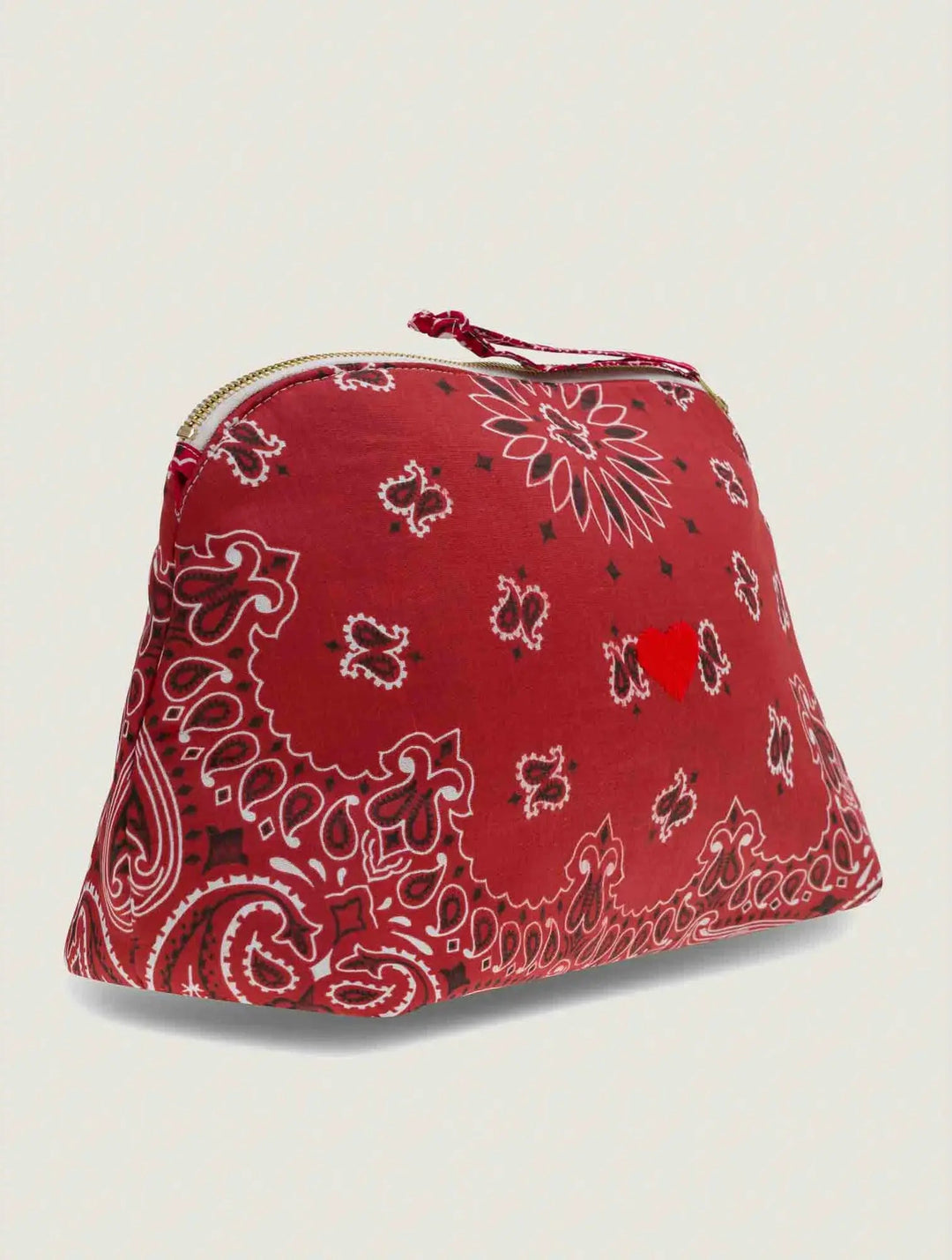 Call It By Your Name Heart Vanity Large in Vintage Red/Real Red available at Barbara Katz