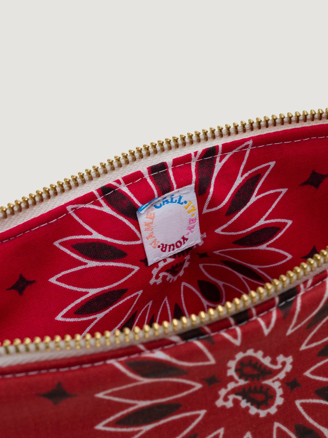 Call It By Your Name Heart Vanity Large in Vintage Red/Real Red available at Barbara Katz
