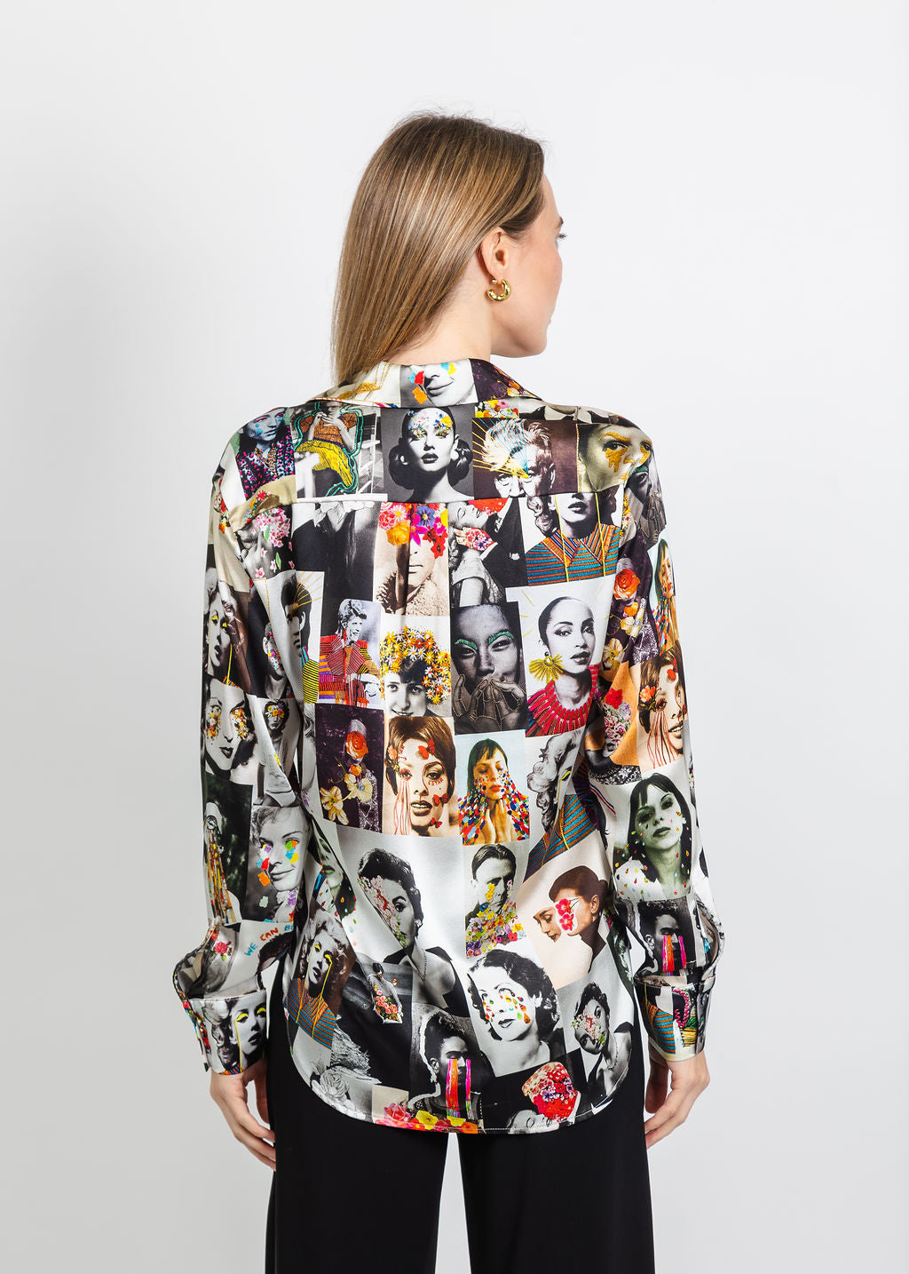 UnbreakIT Heather Blouse in Icons Print available at Barbara Katz