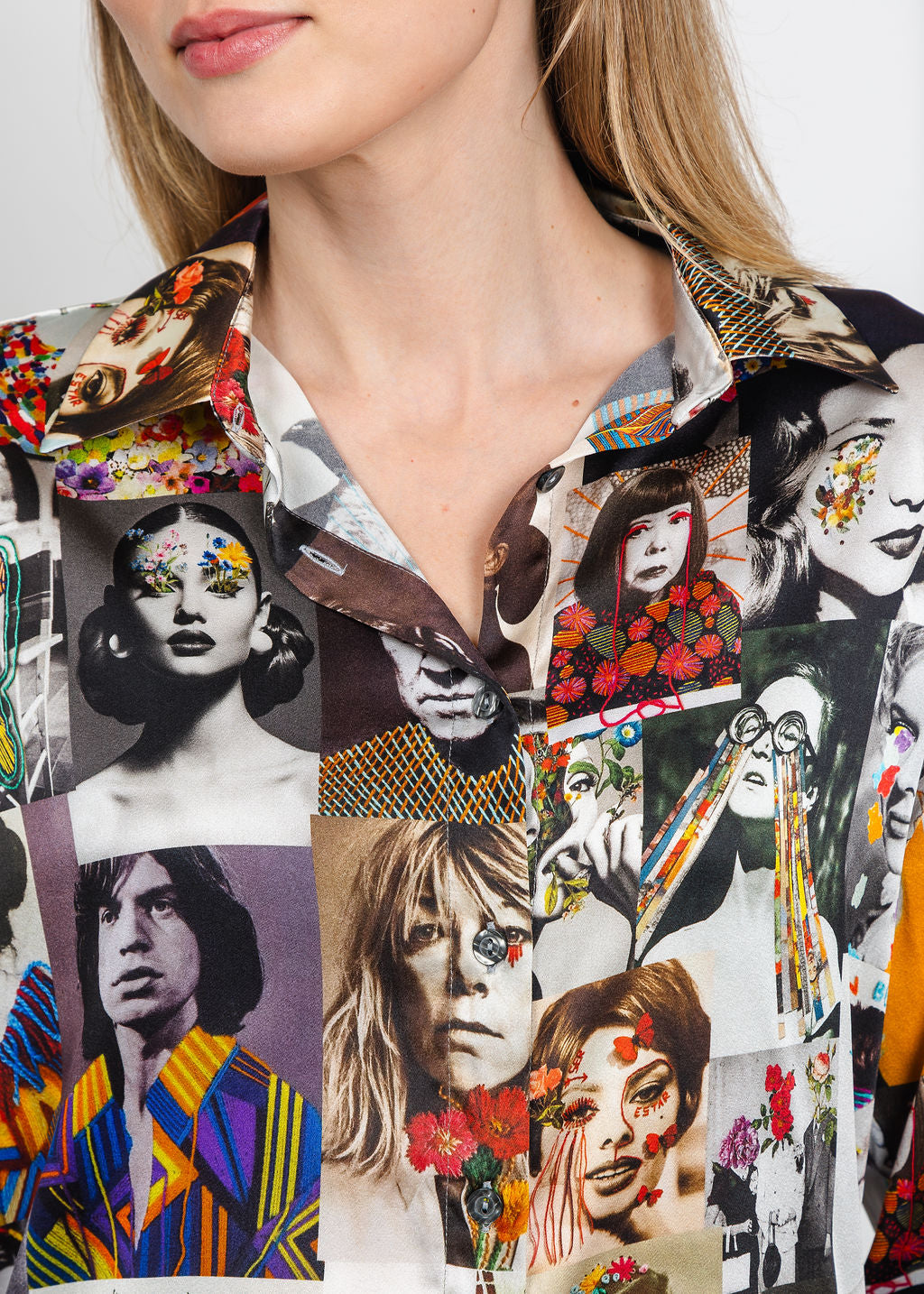 UnbreakIT Heather Blouse in Icons Print available at Barbara Katz