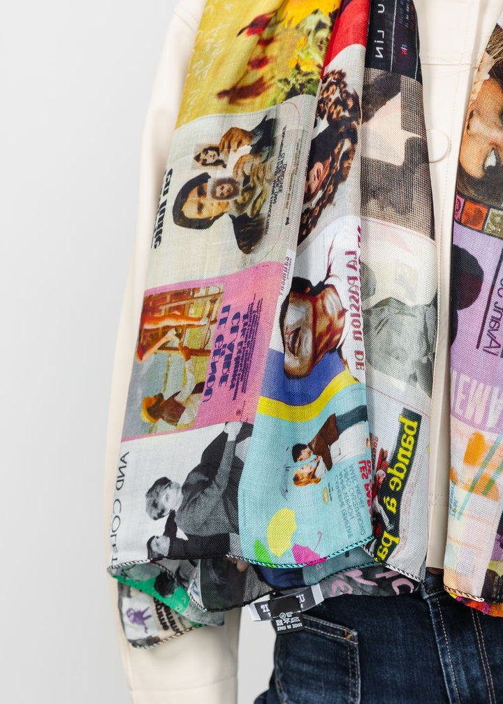 UnbreakIT Scarf in French Cinema Print available at Barbara Katz