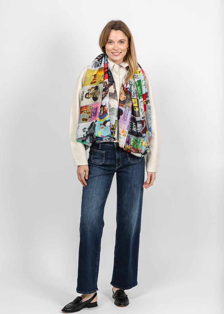 UnbreakIT Scarf in French Cinema Print available at Barbara Katz
