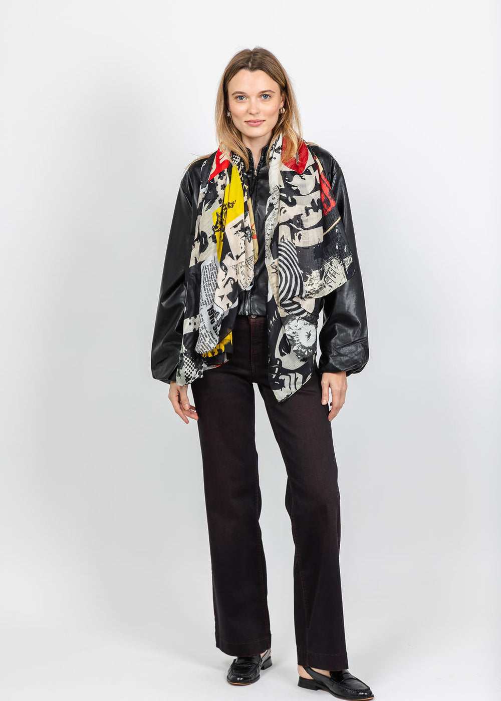 UnbreakIT Scarf in Rock Print available at Barbara Katz